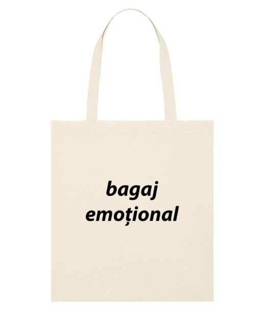 Philosophical tote bag “Bagaj emoțional”