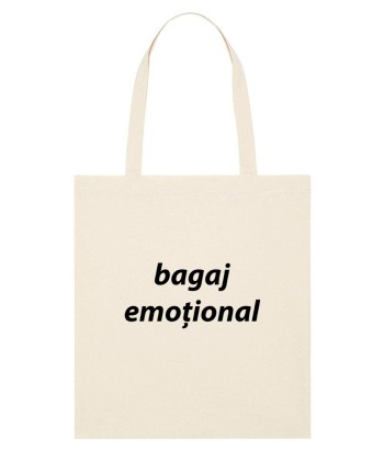 Philosophical tote bag “Bagaj emoțional”