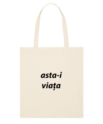 Philosophical tote bag “Asta-i viața”