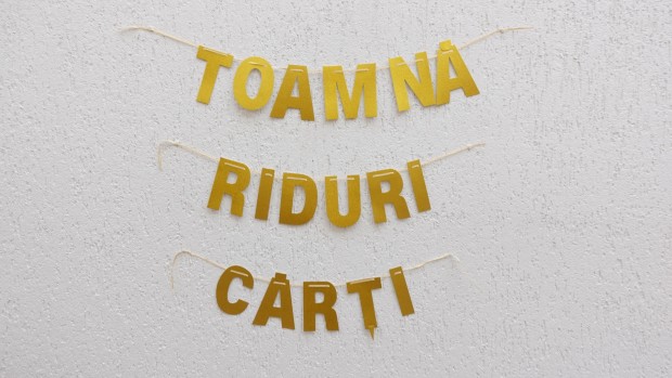 Garland ”Toamna riduri carți”