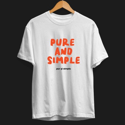 Very Moldovan Tshirt "Pure and simple/pur și simplu" | Limited Edition