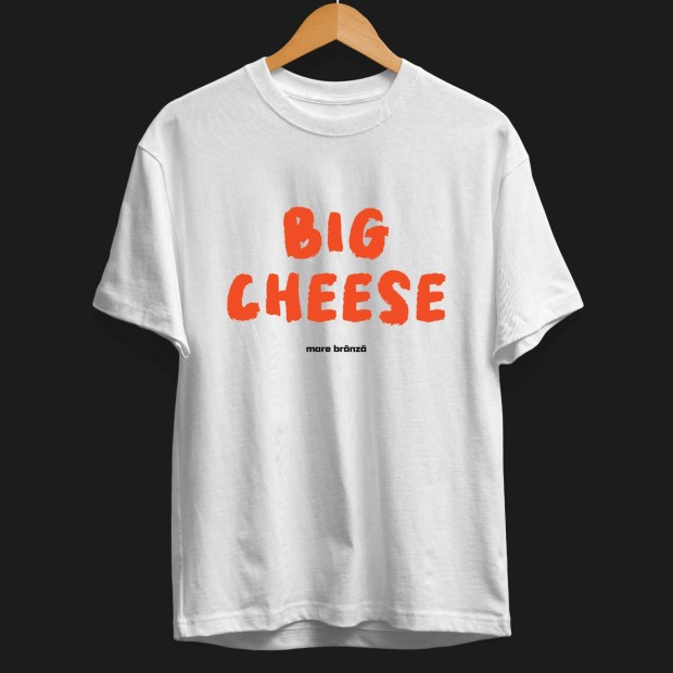 Very Moldovan Tshirt "Big cheese/mare brânză" | Limited Edition