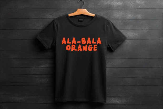Very Moldovan Tshirt "Ala-bala orange" | Limited Edition