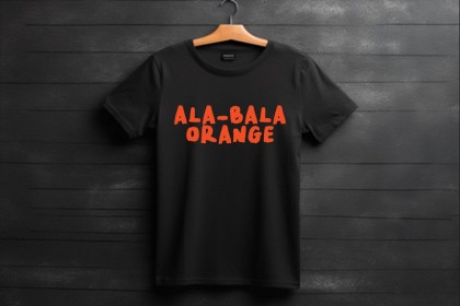 Very Moldovan Tshirt "Ala-bala orange" | Limited Edition