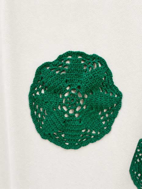 The Skirt with Three Green Moons