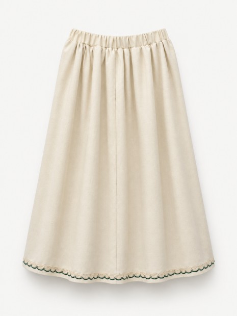 The Skirt with Three Green Moons