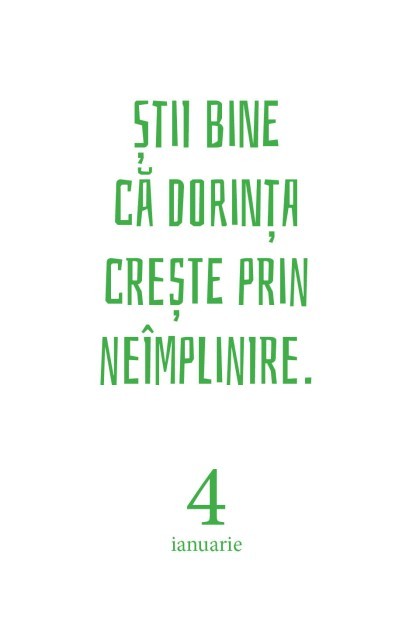Calendar „Cai verzi pe pereți”